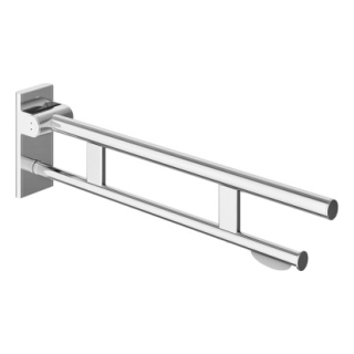 Klappgriff mobil HEWI S900 DUO A 75 cm, mit Papierhalter