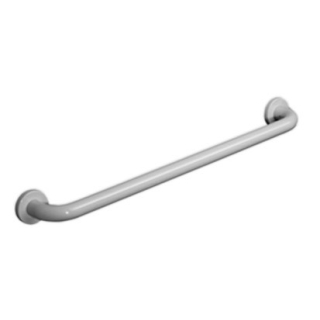 Badetuchstange HEWI 477/801 60 cm, D 33 mm, mit Rosetten