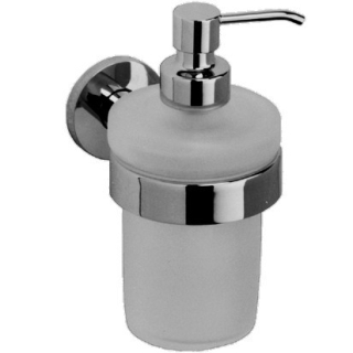 Seifenspender TOUCH Glasbehälter satiniert