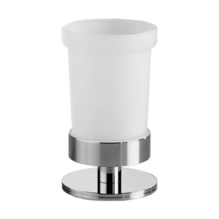 Glashalter TOUCH Standmodell, Glas satiniert