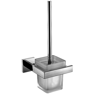 Klosettbürstenhalter CUBUS CUBX005HP, Glaseinsatz matt