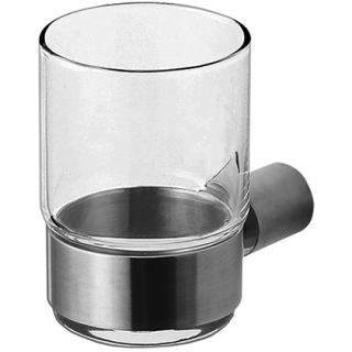 Glashalter INEOLINE PURE Edelstahl, mit Glas