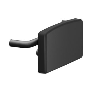 Rückenlehne NORMBAU CAVERE schwarz, Aluminium