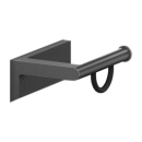 Papierhalter NORMBAU CAVERE Aluminium, mit Abrollbremse