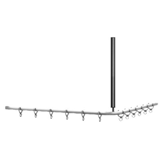 Deckenstütze NORMBAU CAVERE 50 cm, Aluminium, kürzbar