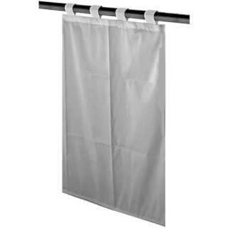 Spritzschutzvorhang NORMBAU N 300, weiss, Klettver-