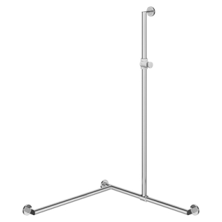 Duschhandlauf HEWI S900 76,5 x 76,5 cm, H 125 cm