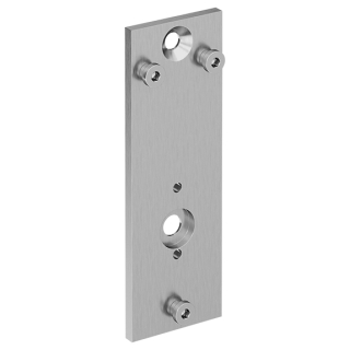 Montageplatte HEWI S900 7 x 21 x 1,8 cm, Edelstahl