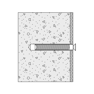 Befestigungsset HEWI BM17.2 zu Wandstütz- und Klappgriff