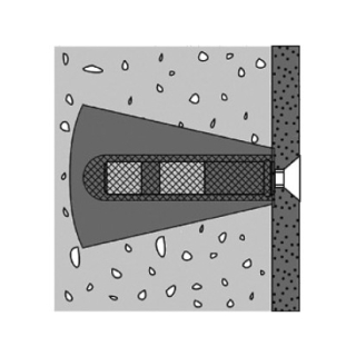 Befestigungsset HEWI BM11.2 zu Wandstütz- und Klappgriff