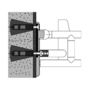 Befestigungsset HEWI BM11.2.1 zu Rückenstütze...