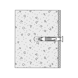 Befestigungsset HEWI BM10.4 zu Wandstütz- und Klappgriffe