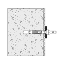 Befestigungsset HEWI BM10.2.2 zur einseitigen Befestigung