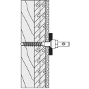 Befestigungsset HEWI BM12.2.2 zur einseitigen Befestigung