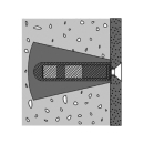 Befestigungsset HEWI BM21.4 zu Klappsitz Hewi 801