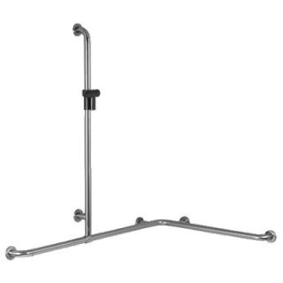 Duschhandlauf HEWI 805 CLASSIC 118,5 x 76,2 cm, H 110 cm