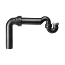 Wannensifon GEBERIT 1 1/2" x 56 mm, ohne Ueberlauf