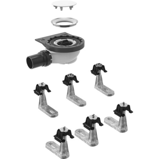 Rohbauset GEBERIT zu Duschenfläche Setaplano