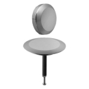 Ab- + Ueberlauf-Set GEBERIT Rosette mit Träger, Ventil-