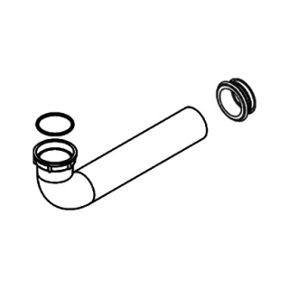 Ablaufbogen-Set SCHMIDLIN 1 1/2" x 40 mm, zu Urinal