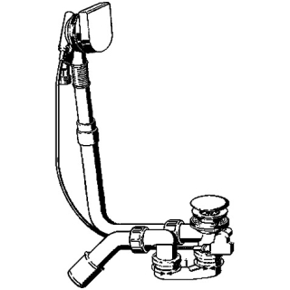 Wannengarnitur HIGH FIVE 52 TRIO, zu Badewannen mit Ablauf