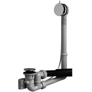 Wannengarnitur VOLA-GEBERIT Exzenterventil, Sifonabgang