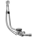 Ab- und Ueberlaufgarnitur QUADROVAL, für Badewannen