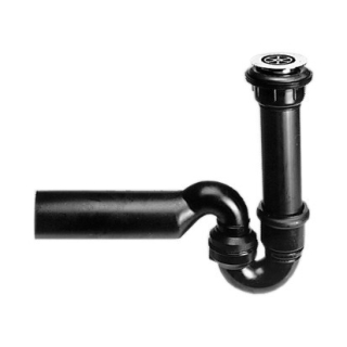 Duschenwannengarnitur GEBERIT 1 1/2", Siebventil, Sifon