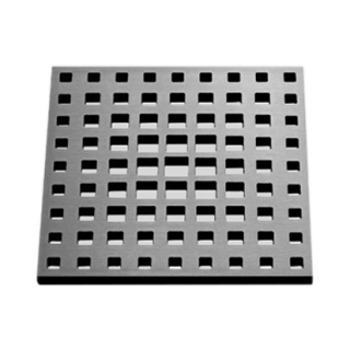 Designrost Quadrat GEBERIT Edelstahl