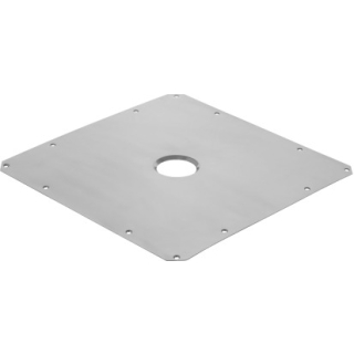 Tassenrand GEBERIT 40 x 40 cm, Edelstahl