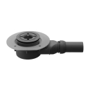 Ablauf DURAVIT D 90 mm, Abgang waagrecht