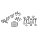 Schallschutz ISO-SET-HAFNER Dusche bis 150 x 150 cm