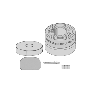 Zargen-Wannendichtband ISO-SET HAFNER, mit Schallschutz