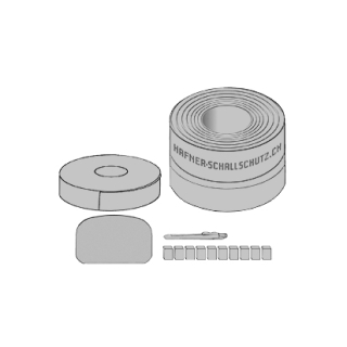 Zargen-Wannendichtband ISO-SET HAFNER, mit Schallschutz