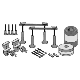 Schallschutz ISO-SET-HAFNER Badewanne Stahl