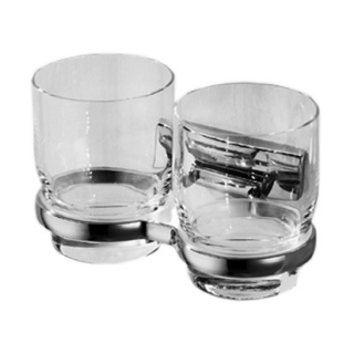 Doppelglashalter Eterno mit 2 Klargläser