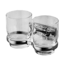 Doppelglashalter Eterno mit 2 Klargläser