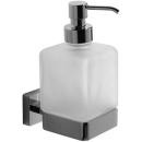 Seifenspender Cubo Glasbehälter satiniert