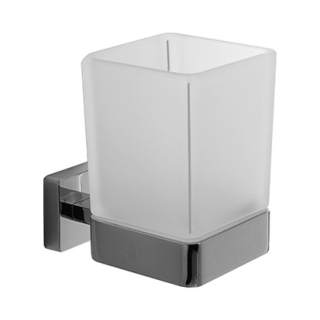 Glashalter Cubo Glas satiniert