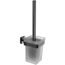 Klosettbürstenhalter Cubo Glasbehälter satiniert