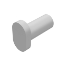 Wandhaken Oval A 6,5 cm