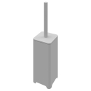 WC-Bürstengarnitur Free 8 x 8 x 38 cm