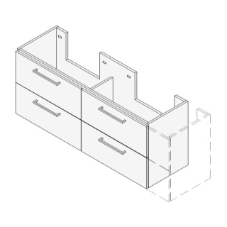 Unterbau TORO VARIABEL Breite x Tiefe x Höhe gemäss
