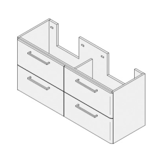 Unterbau ASINO Breite x Tiefe x Höhe gemäss