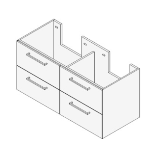 Unterbau RANA Breite x Tiefe x Höhe gemäss