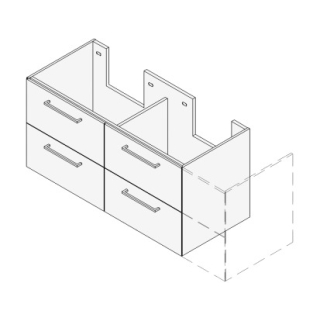 Unterbau RANA VARIABEL Breite x Tiefe x Höhe gemäss