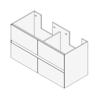 Unterbau GATTO Breite x Tiefe x Höhe gemäss