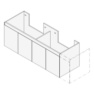 Unterbau GATTO VARIABEL Breite x Tiefe x Höhe gemäss