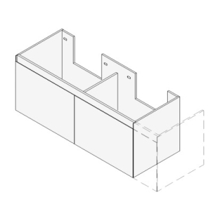 Unterbau GATTO VARIABEL Breite x Tiefe x Höhe gemäss