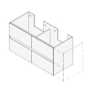 Unterbau GATTO VARIABEL Breite x Tiefe x Höhe...